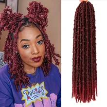 

SAMBRAID Butterfly Locs Hair Goddess Handmade Pre Looped Short Bob Locs Distressed Crochet Hair Faux Locs Hair Extensions