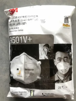 

10/15/25pcs In Stock ! Authentic 3M Face Mask 9501v+ Protection Dust Face Masks