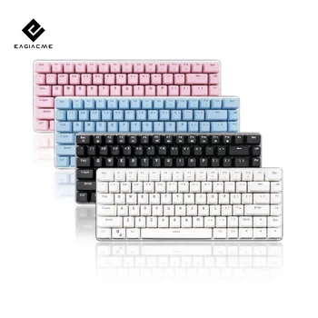 

Eagiacme 82 Keys Mechanical Gaming Keyboard USB Wired Blue/Brown/Balck/Red Switch Gamer Keyboard PBT Keycaps White Backlight