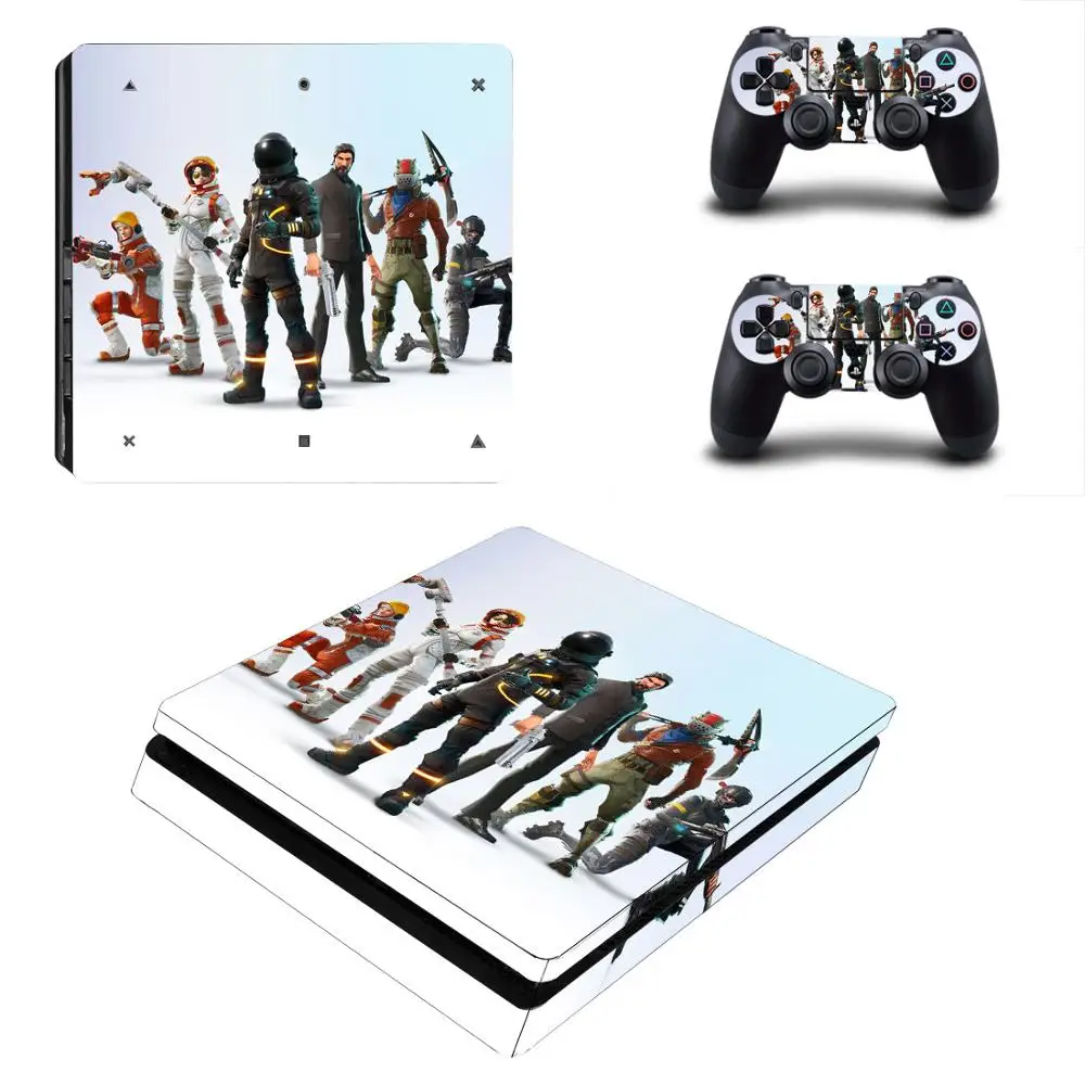 YSP4S-2848 Новая игра PS4 Slim sticker s Play station 4 кожа наклейки для playstation 4 PS4 Slim консоль и контроллер Скины Виниловые - Цвет: YSP4S-2848