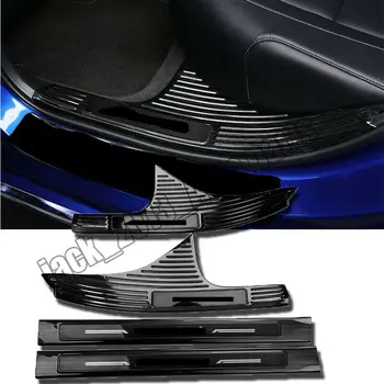 

Car modification Car accessories ForHonda Accord 2018-219 Door Sill Plate Guard Protector Scuff Trim Steel 4PCS