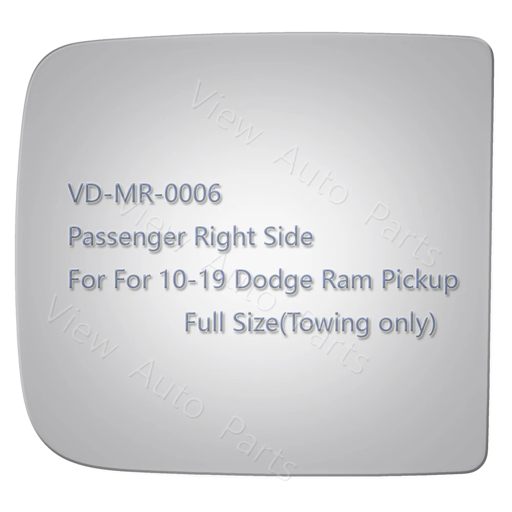 

Для Dodge Ram зеркало заднего вида стекло Верхнее буксирующее зеркало стекло для 2010-2019 DODGE RAM пассажирская правая сторона пикап