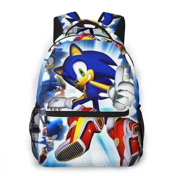 

Sonic Image Print sonic the hedgehog cartoon Anime Sonic Heroes Adventure Casual Backpack