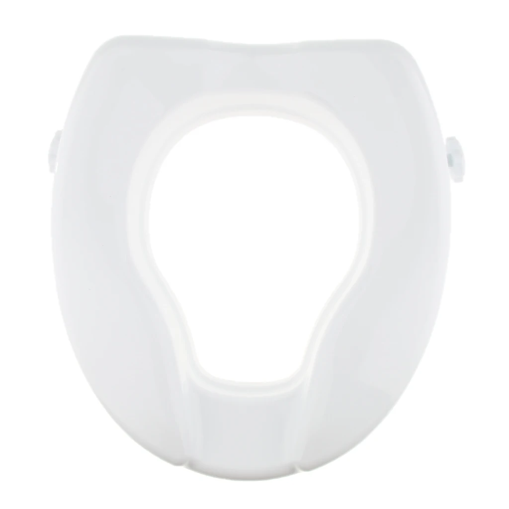 Standard Potty Pregnant Women Elderly Toilet Seat Riser Elongated Lifter Raises Your Seat 2 inch