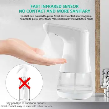 

Automatic Soap Dispenser Touchless Alcohol Sanitizer Disinfectant Dispensers Spray Type Sanitizer Dispensador with IR Sensor