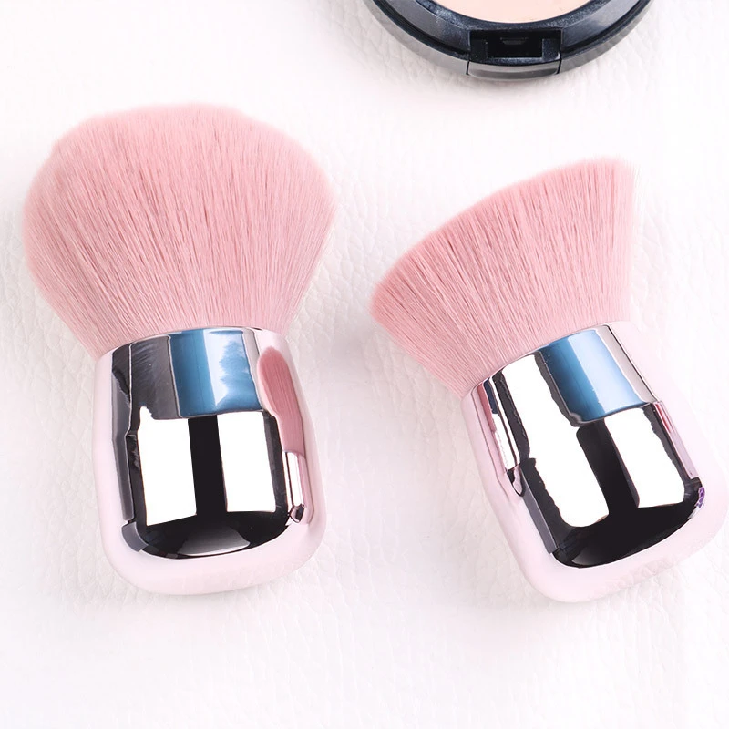 

Pink Makeup Brushes Rose Gold Mushroom Shape Blush Contour Setting Powder Highlighter Brush Cosmetic Tools Pincel Maquiagem