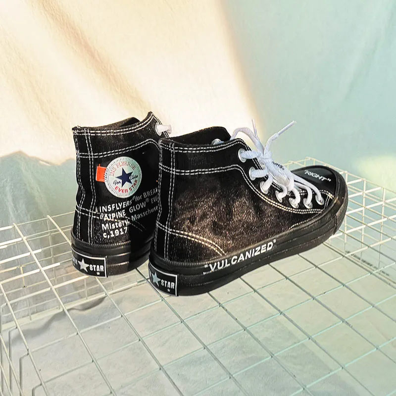 Белые туфли на танкетке высокого качества; женские Сникеры на платформе; Zapatos De Mujer; повседневная женская обувь; женские кроссовки - Цвет: Черный