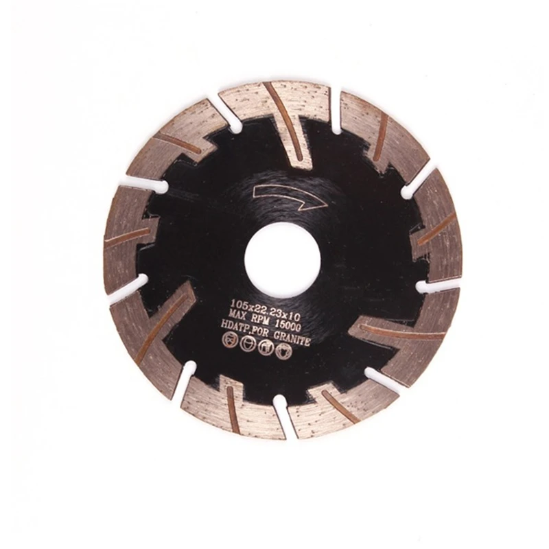 

DB65 Keller Diamond Tools 4 Inch D105mm Diamond Wall Cutter Sintered Turbo Segmented Cutting Disc for Hard Stone Concrete 10PCS
