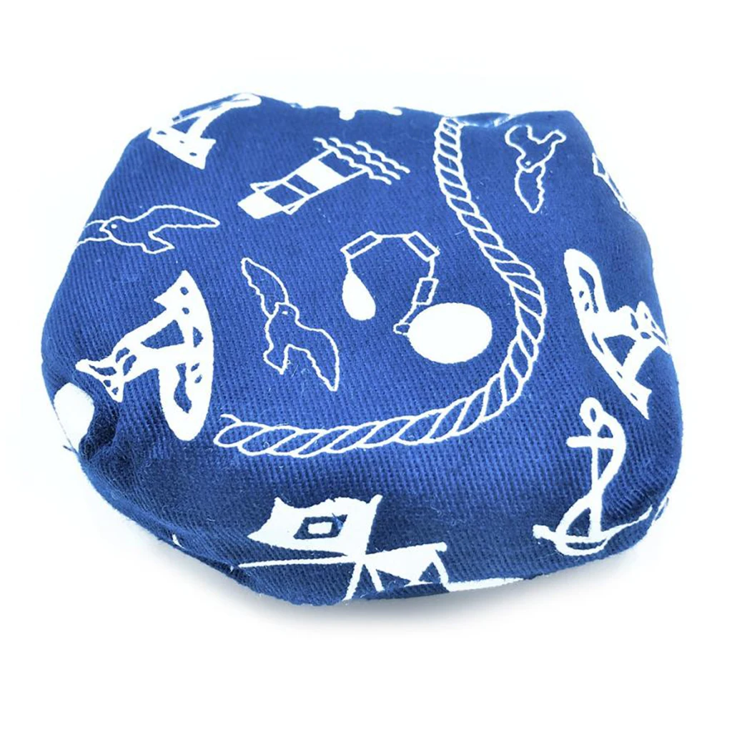 Stainless Steel Windproof Bean Bag Sandbag Cigarette Ashtray for Marine Boat RV Car Smoking, Red/Blue