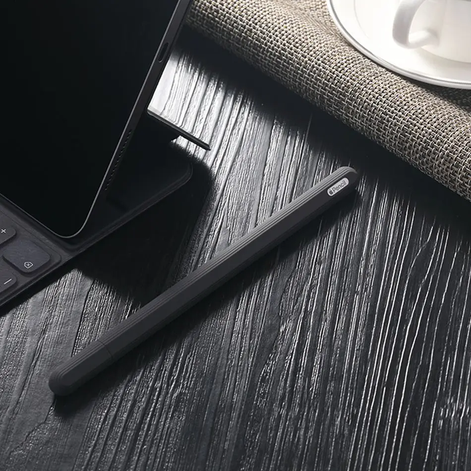 Мягкий силиконовый чехол ROCK для Apple Pencil 2, защитный чехол для iPad, планшета, стилус, защитный чехол для Apple Pen 2nd