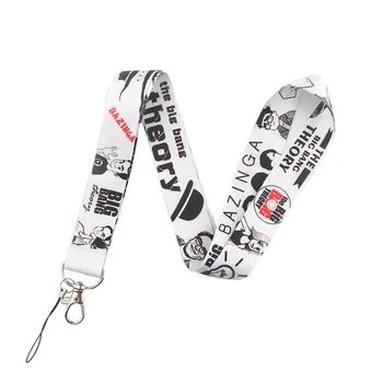 

20pcs/lot TV Show Lanyard Funny Humor Series Mobile Phone Rope Key Lanyard Sheng Employee's Card Lanyard Office Supplies AL2676