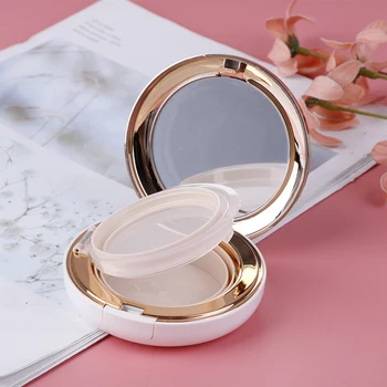 

1Pcs BB Cream Container Dressing Case Empty DIY Air Cushion Puff Box With Air Cushion Mirror