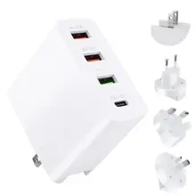 USB QC 3,0 18 Вт/30 Вт Быстрая зарядка USB-C настенное зарядное устройство адаптер для iPhone 11 Pro/11