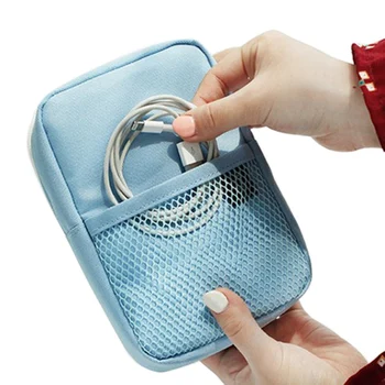

Storage Bag Digital Smart Phone Organizer Multifunction Organizer Outdoor Travelling,Earphone Case Bag