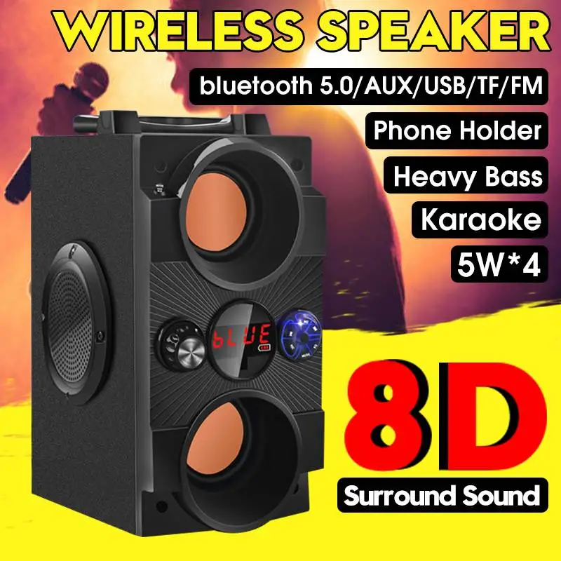 portable bluetooth surround sound speakers