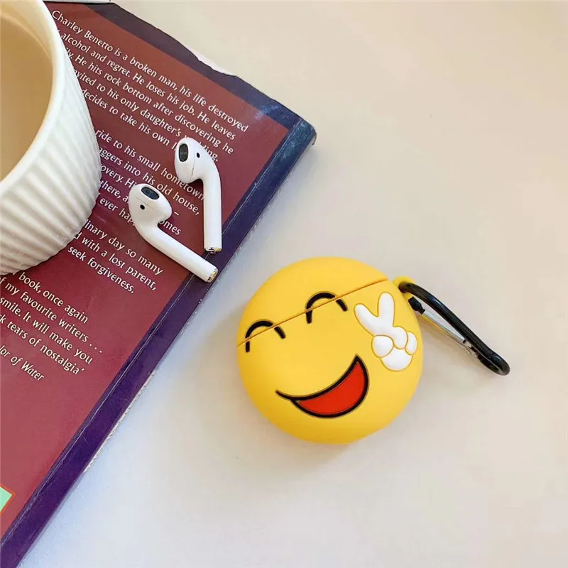 3D чехол для наушников AirPods силиконовый милый мультфильм Сакура розовая Звезда ангел крыло чехол для Apple Air pods 2 палец кольцо ремень