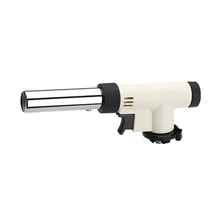 Pistolet à flamme métallique Portable pour soudage, briquet à gaz, pour Barbecue, réglable, buse d'allumage