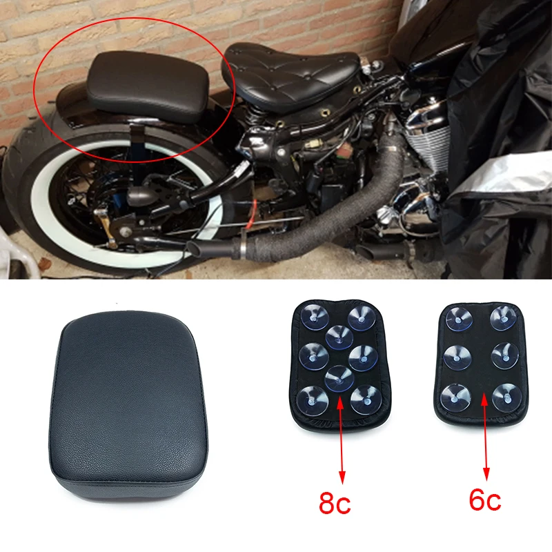 Подушка для заднего пассажира мотоцикла 6 присосок заднее сиденье Harley Dyna Sportster