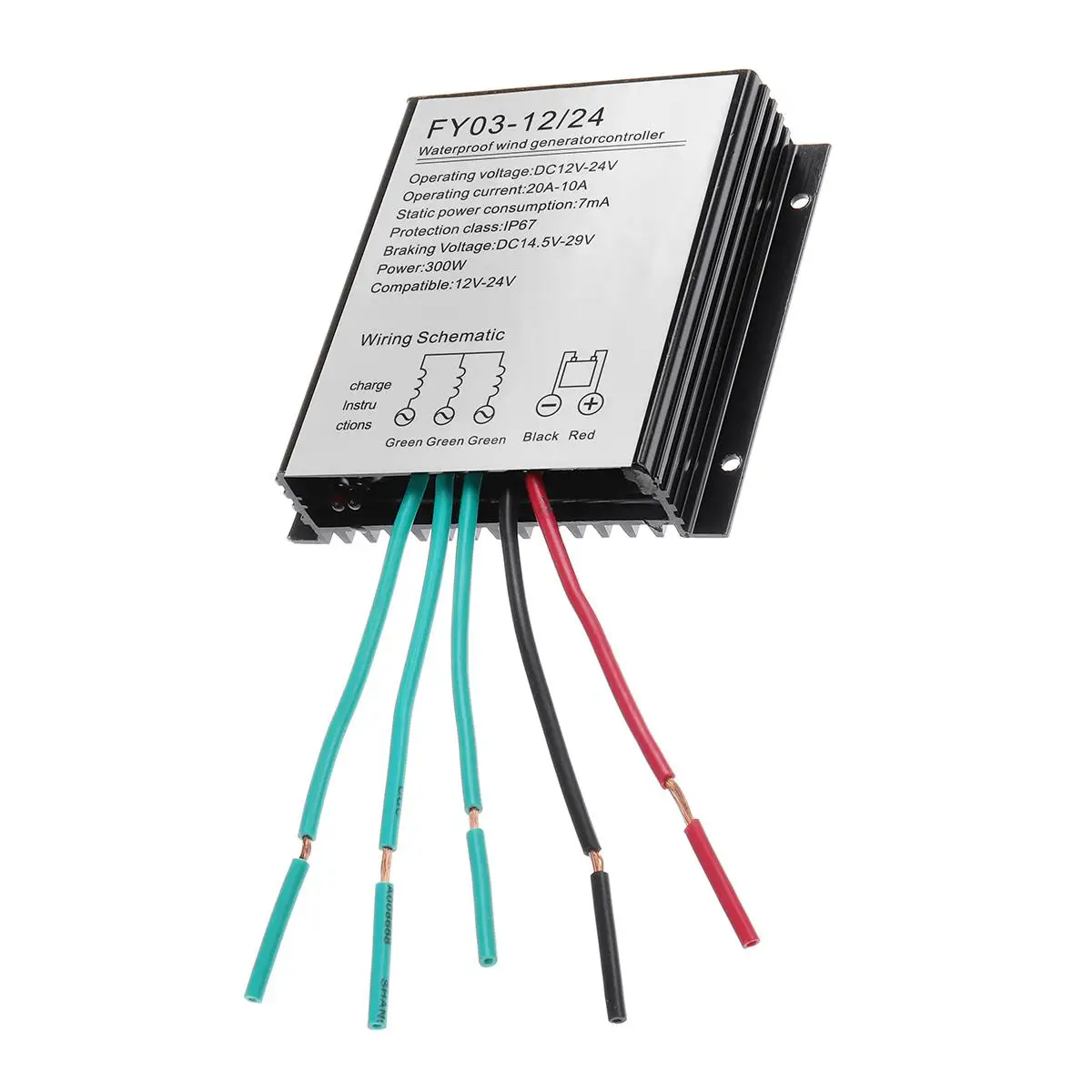 DC 12 V/24 V 400W водонепроницаемый ветровой Tur bine Аккумулятор для генератора регулятор заряда Легкая установка генераторов энергии