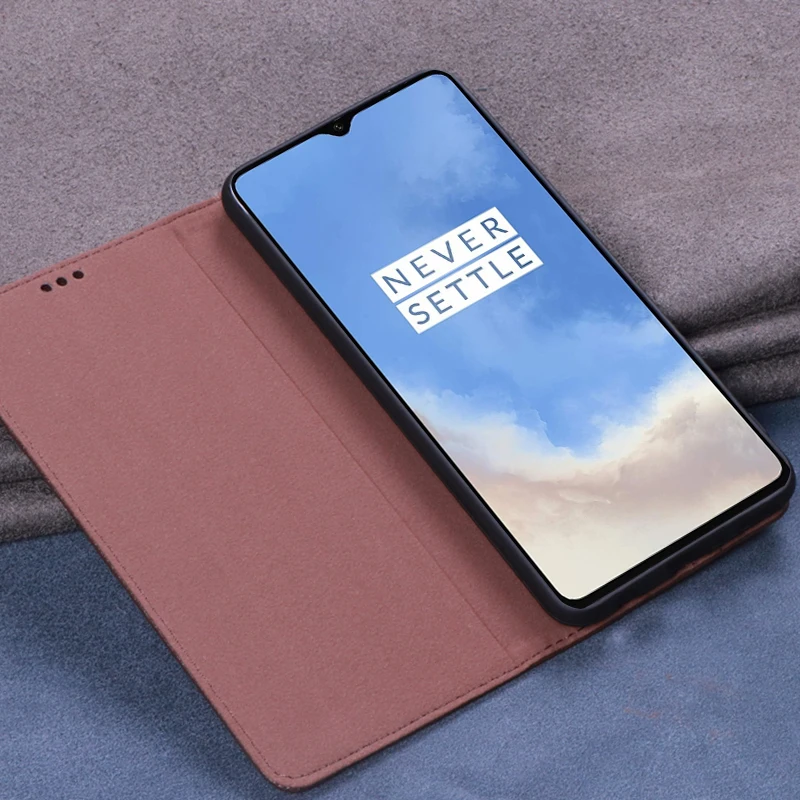 RYKKZ Роскошный кожаный флип-чехол для Oneplus 7T защитный чехол, кожаный чехол для Oneplus 5 5T 6 7 6T 7T Pro