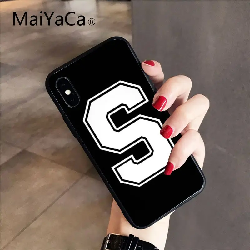 black letter and number