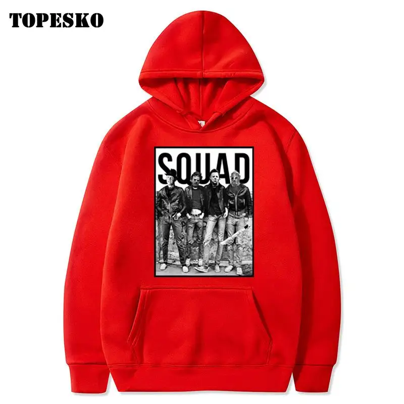 TOPESKO отряд Хэллоуин из фильма ужасов серийные убийцы зимние толстовки для мужчин