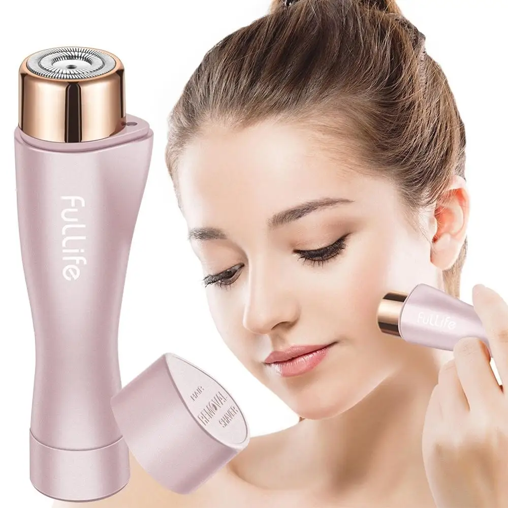 

Laxcare Mini Professional Electric Facial Epilator Waterproof Women Painless Hair Removal Trimmer Shaver With Built-in LED Light