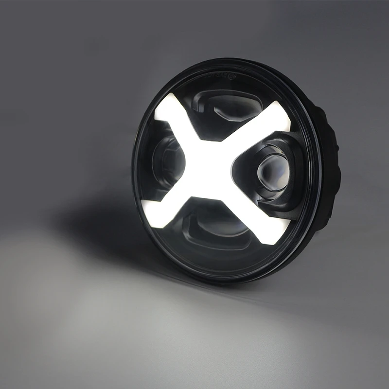 할리 다이나 스트리트 밥용 오토바이 LED 헤드라이트, 하이/로우 빔 DRL, 슈퍼 와이드 글라이드 아이언 883, 5-3/4, 5.75 인치, 신제품 