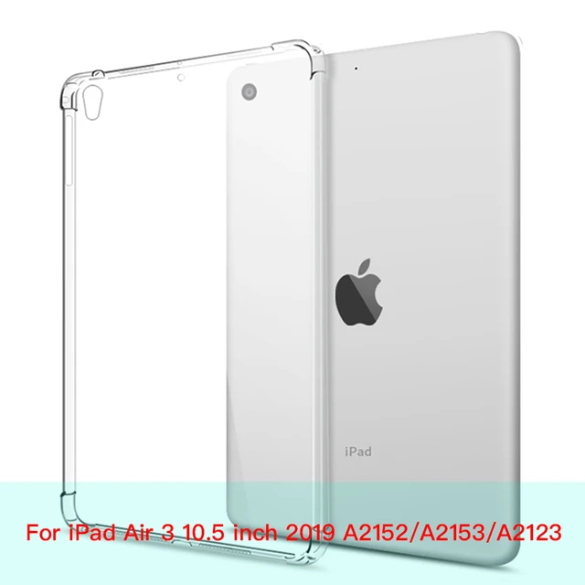 For New iPad 7 8 9 10.2 9.7 2021 5 6 Air 10.9 2 3 4 Case TPU Silicon Transparent Cover For iPad Pro 10.5 '' 11'' Mini 2 3 4 5 6 iPad Air 3 10.5