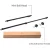 YC Onion Camera Video Slider Rail Support Rod for Slider Dolly Rail Track Photography Аксессуары для штатива Регулируемые 58-95 см 2 шт.