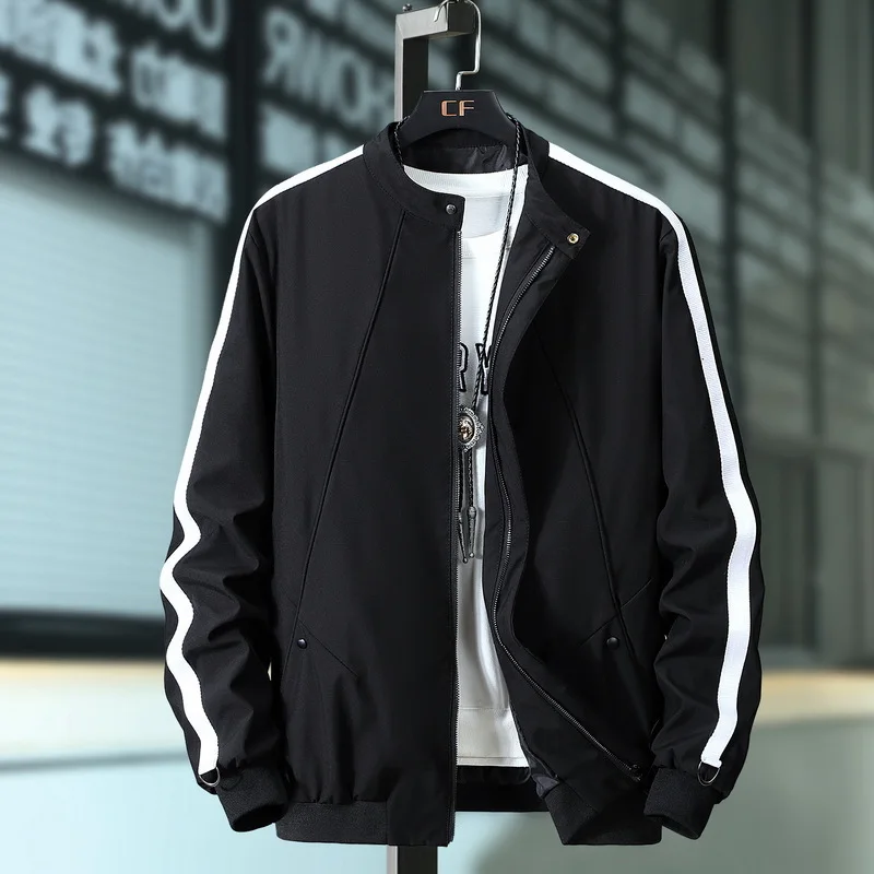 Casaco masculino Для мужчин плюс Размеры 4XL 5XL 6XL 7XL 8XL 9XL 10XL Для мужчин пальто от 1-00 - Цвет: Black