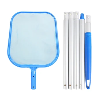 

Hot Telescopic pool skimmer Leaf Skimmer With 48" Adjustable Aluminum Telescopic Pole Adjustable aluminum handle 4-feet long