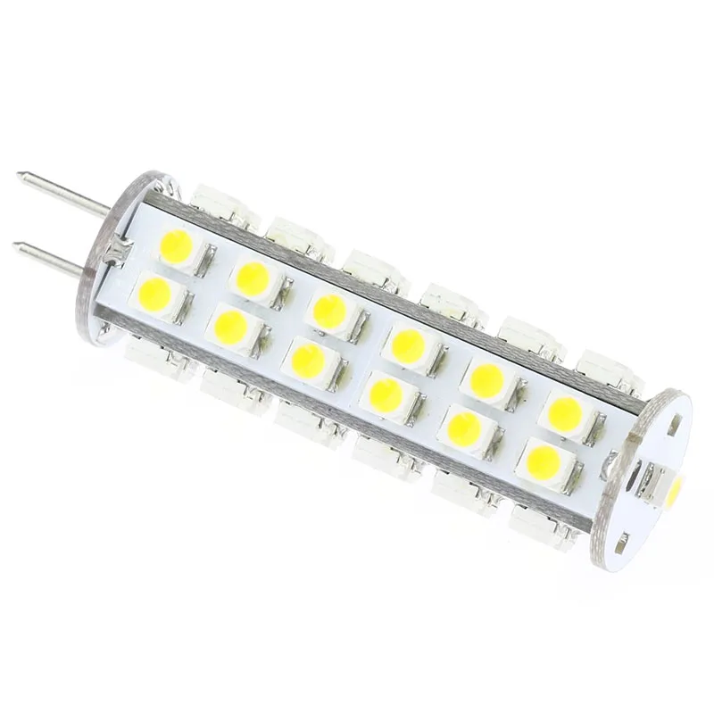 Светодиодная лампа G6.35 51 SMD 3528 с широким напряжением AC/DC10 30V 3 Вт белый теплый 15