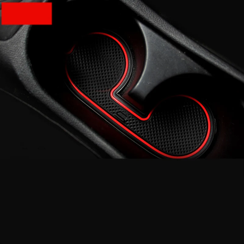 

Lsrtw2017 Emulsion Car Door Slot Cup Slot Mat for Mitsubishi Outlander Sport Asx RVR 2011-2019 Interior Accessories