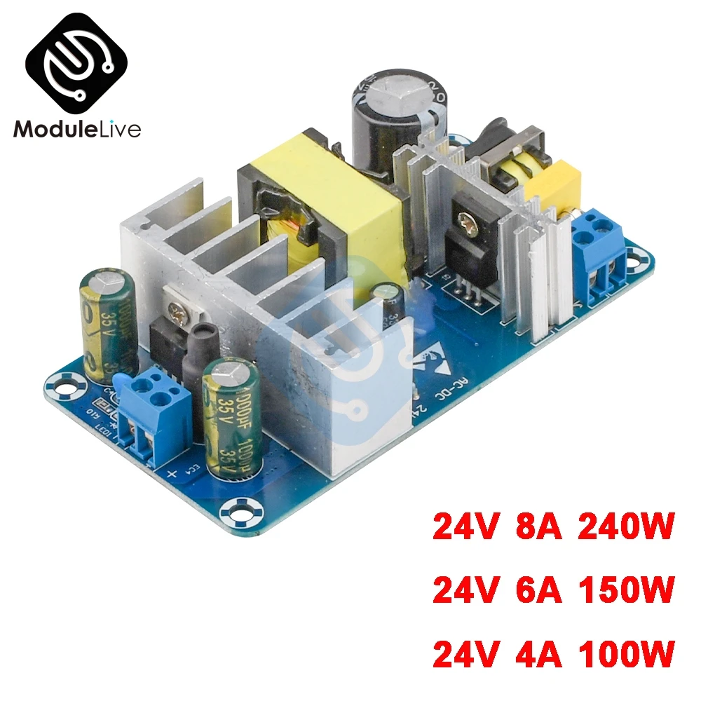 AC-DC 110V-240V to 24V 4A~6A Switching Power Supply Board Step down Buck Module 