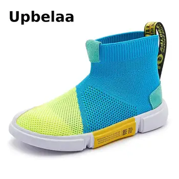 

2020 Children's Sports Shoes Fashion Socks Shoes Boys Mesh Breathable Running Shoes Girls Non-slip Casual Shoes Baby Shoes