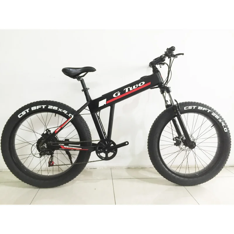 26 Inches Electric Bicycle 350W Brussless Motor Hidden Battery Fat font b Bike b font Aluminum