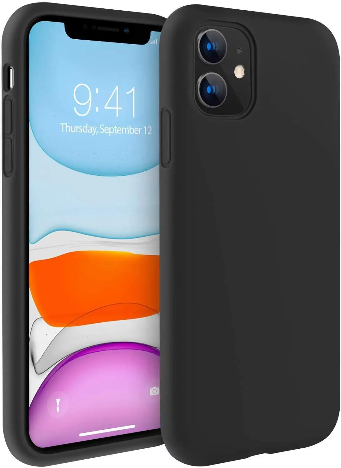 1000 шт. жидкие силиконовые чехлы для Apple iPhone 11 Pro XS Max XR X 8 Plus 7 6 6S Мягкий тонкий чехол для телефона карамельный цвет задняя крышка