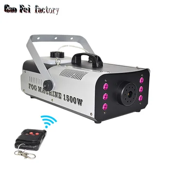 

Remote/Wire control 1500W smoke machine for stage peformance 1500w fog machine DJ Equipment for home party factory sale