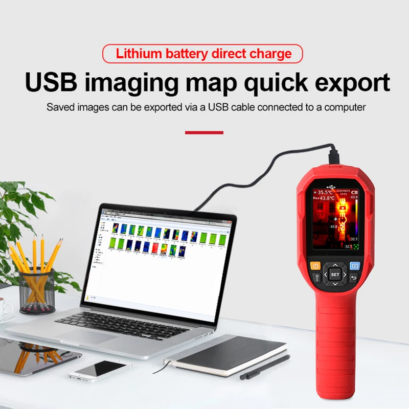 UNI-T Thermal Imaging Camera UTI220B 30000 Pixels Thermographic Camera Thermal Imager For Repair IP65 Circuit Test