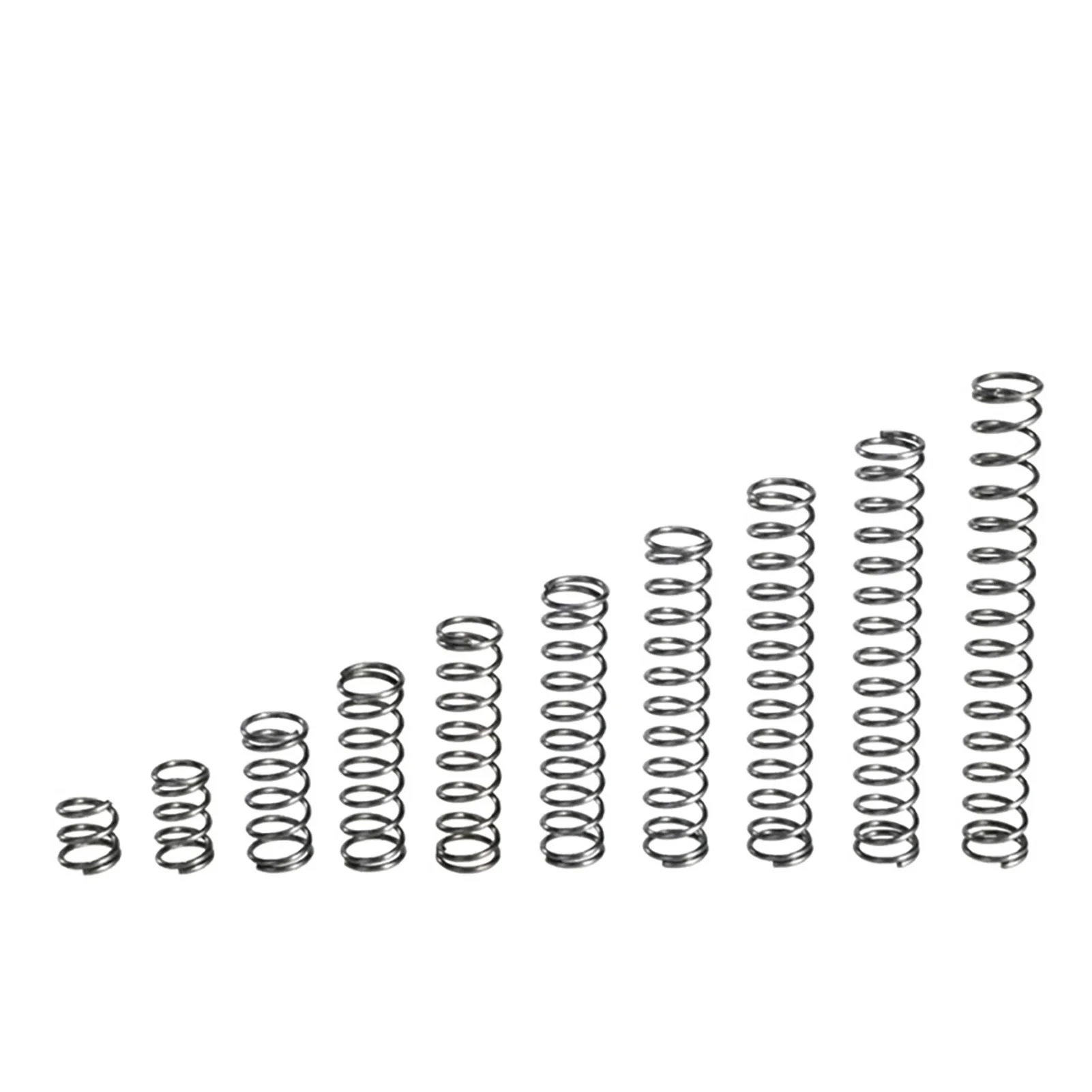 

5PCS, Compressed Springs, 2.5mm Wire Diameter x 36mm Outer Diameter x (20-100)mm Free Length, Spring Steel Compressed Springs