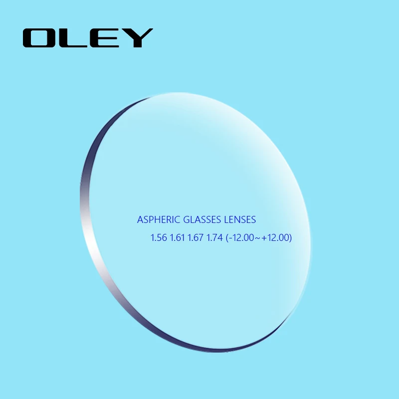 1.56 1.61 1.67 1.74 (+12.00~-12.00) Prescription CR-39 Resin Aspheric Glasses Lenses Myopia Hyperopia Presbyopia Optical Lens