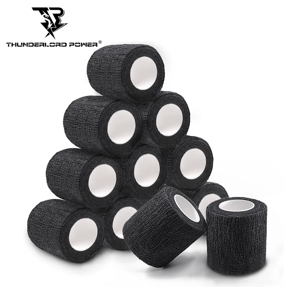 Tattoo Grip Bandage Tattoo Grip Tape Cover Wrap Finger Wrist Non-woven Elastic Tattoo Bandage Tattoo Accesories for ricoh gr3x handmade protective case gr3 half leather wrist strap lens cover grip leather case