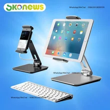 8 шт. Настольный алюминиевый сплав Мобильный телефон планшет регулируемый дисплей стенд Поддержка 4-14 дюймов креативный ленивый кронштейн