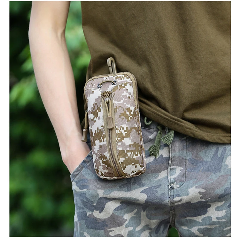 Сумка MOLLE, сумки для рыбалки, скалолазания, тактический Чехол, армейский прочный походный рюкзак для путешествий, военный EDC, рюкзак для путешествий