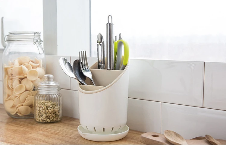 Многофункциональные бытовые кухонные столовые приборы слив палочки для еды стеллаж для хранения пластмассовый сетка ложка отделочная стойка палочки для еды