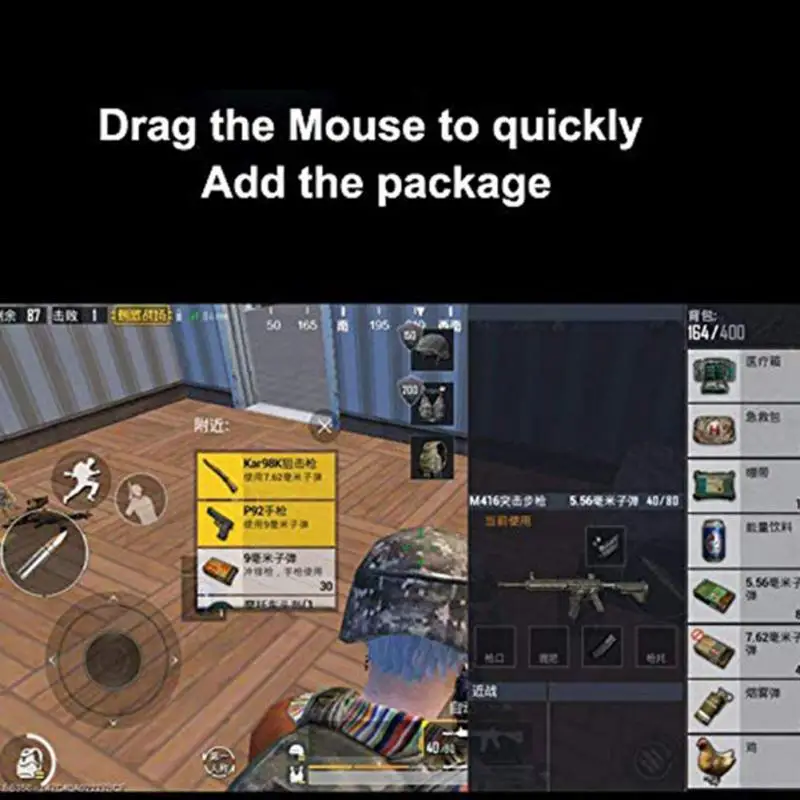  Mobile Game for PUBG Handle Controller Game Keyboard Mouse Converter for Android Phone To PC Blueto