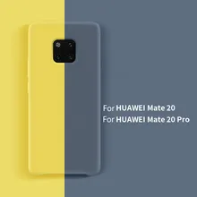 Для huawei mate 20 Pro Чехол, мягкая Жидкая силиконовая задняя крышка для huawei mate 20 X Nova 5 чехол 10 Pro P20 P30 Lite противоударный чехол