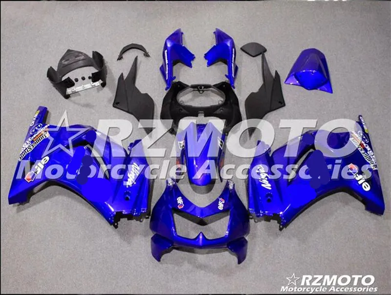 Мотоциклетный обтекатель abs комплект для Kawasaki Ninja250 2008 2009 2010 2011 2012 корпусные детали пресс-форм blueStore № 0054