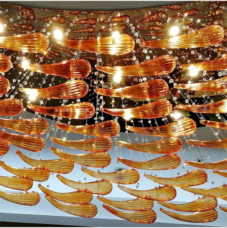 Отель Ресторан торговый центр atrium продаж офис песок стол отель Искусство Люстра рыба вилла птица клуб Люстра